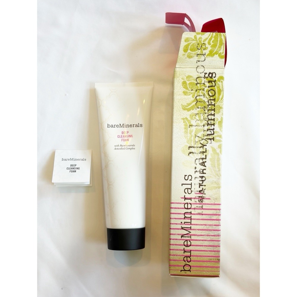 BareMinerals Deep Cleansing Foam Rare Minerals Active Soil Complex 4.2oz  New